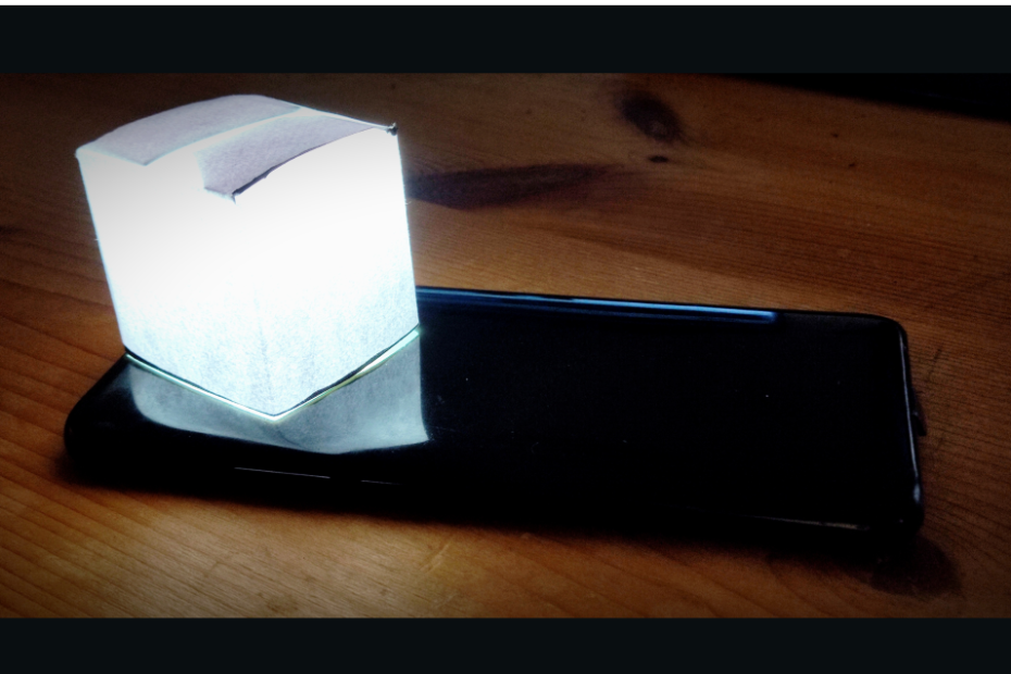 DIY paper lamp cube assembly manual